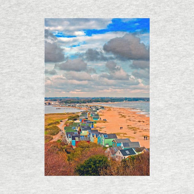 Hengistbury Head Beach Huts Bournemouth Dorset UK by AndyEvansPhotos